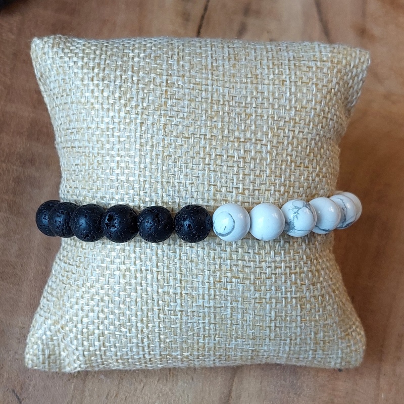 Howlite - pierre de lave1