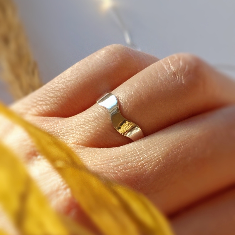 Bague wavy 2