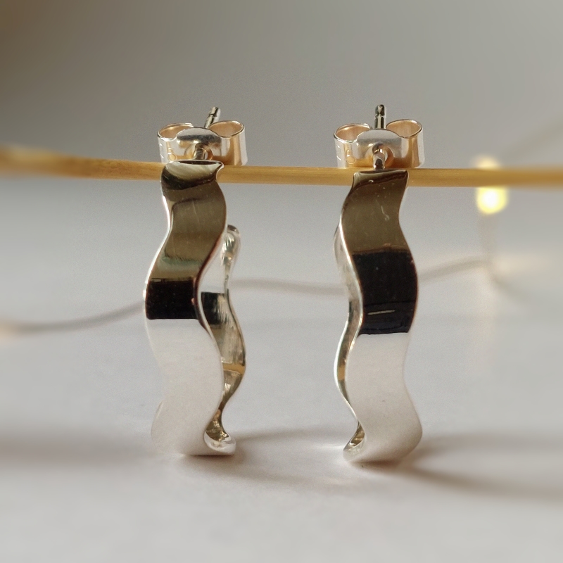 Boucles d'oreilles wavy 1