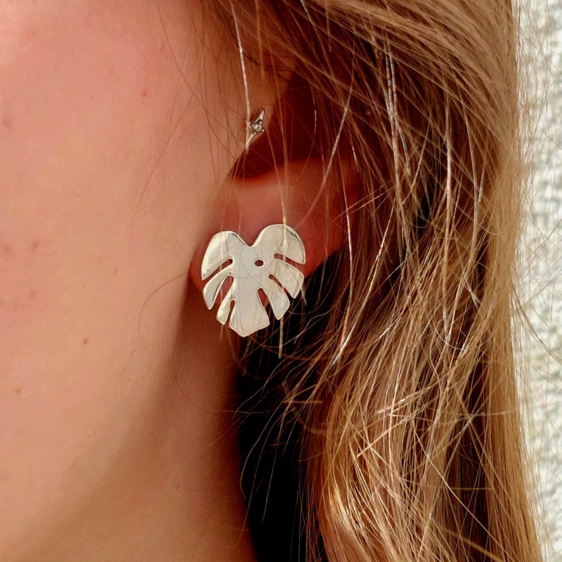 Boucles d'oreilles Monstera 6